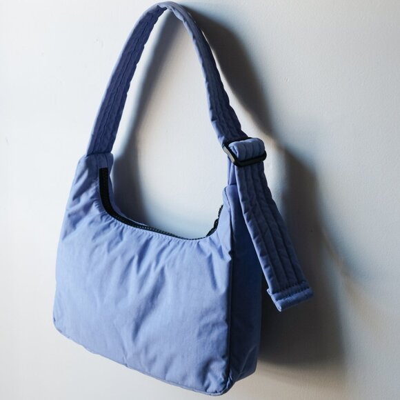 Baggu Mini Nylon Shoulder Bag in Bluebell - Picture 3 of 4